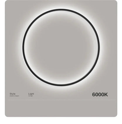 Modern LED Wall Lamps For Decor Bedroom Living Room Home Nordic Design Round Ring Indoor With USB Plug Wall Sconce Light Fixture