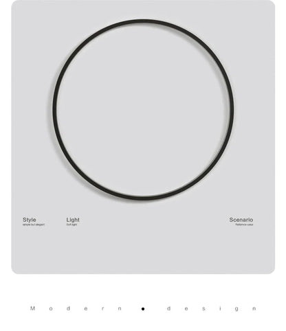 Modern LED Wall Lamps For Decor Bedroom Living Room Home Nordic Design Round Ring Indoor With USB Plug Wall Sconce Light Fixture