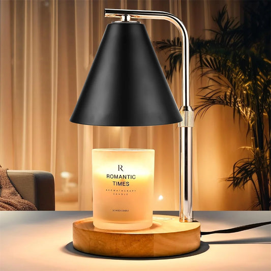 50W Candle Warmer Lamp with Timer Dimmable, Gifts for House Warming Gifts New Home Decor, Wax Melt Warmer for Jar Candles