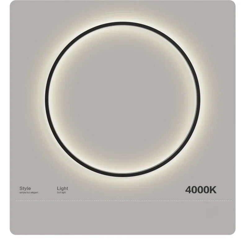 Modern LED Wall Lamps For Decor Bedroom Living Room Home Nordic Design Round Ring Indoor With USB Plug Wall Sconce Light Fixture